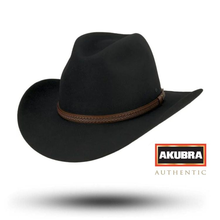 Akubra Kiandra Black The Hat Store