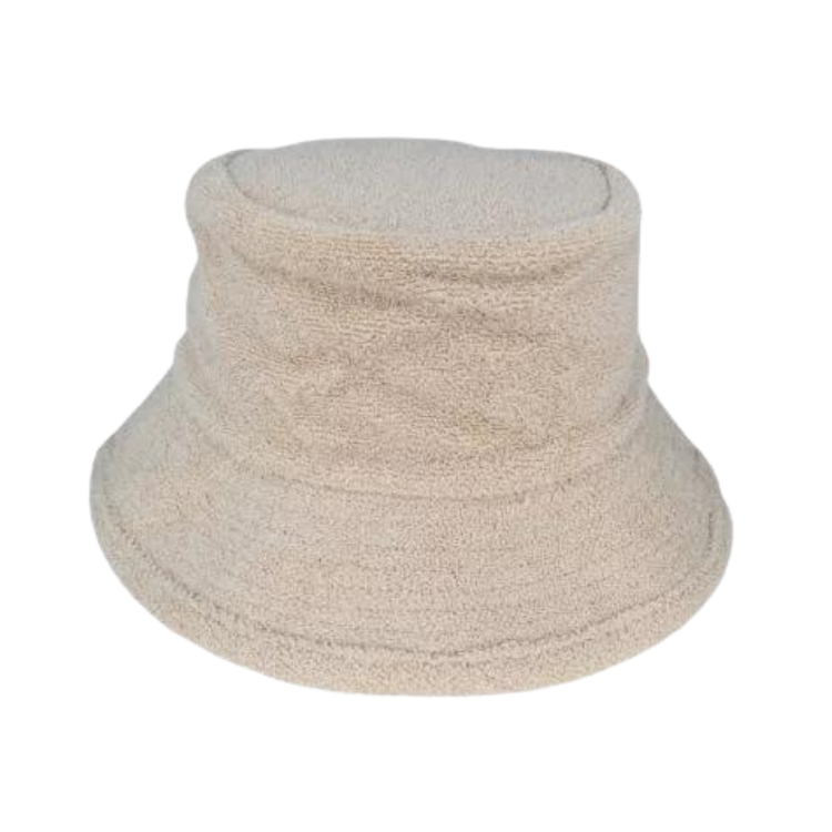 Avenel Terry Towelling Bucket Hat Sand The Hat Store