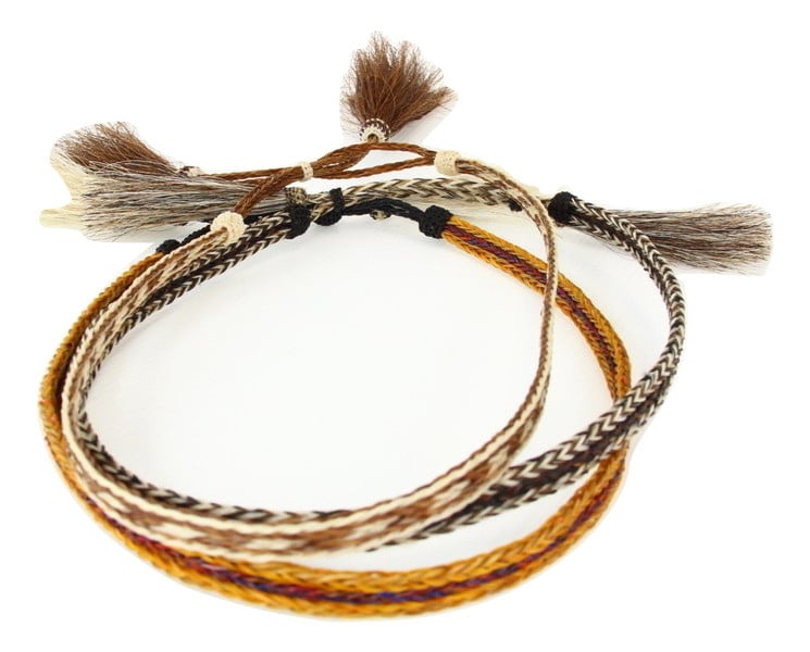 New! 5-Strand Genuine Horsehair Hat Band main image 1