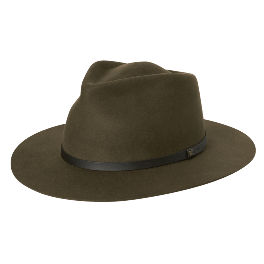 Goodwin Wide Brim Fedora Olive-M main image 0