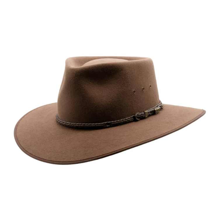 Akubra Cattleman Hat Fawn – The Hat Store - Main Image