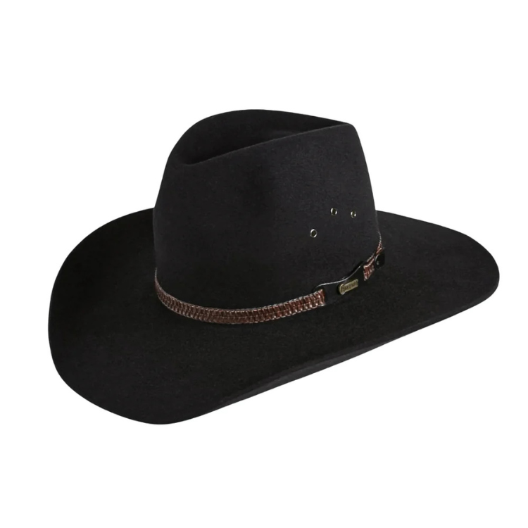 Akubra Golden Spur Hat Black – The Hat Store