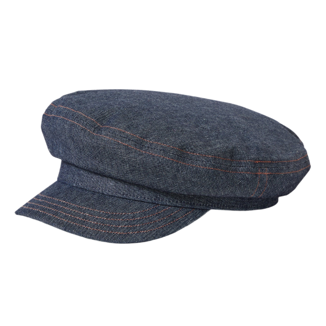 Brixton Fiddler Cap Indigo – The Hat Store