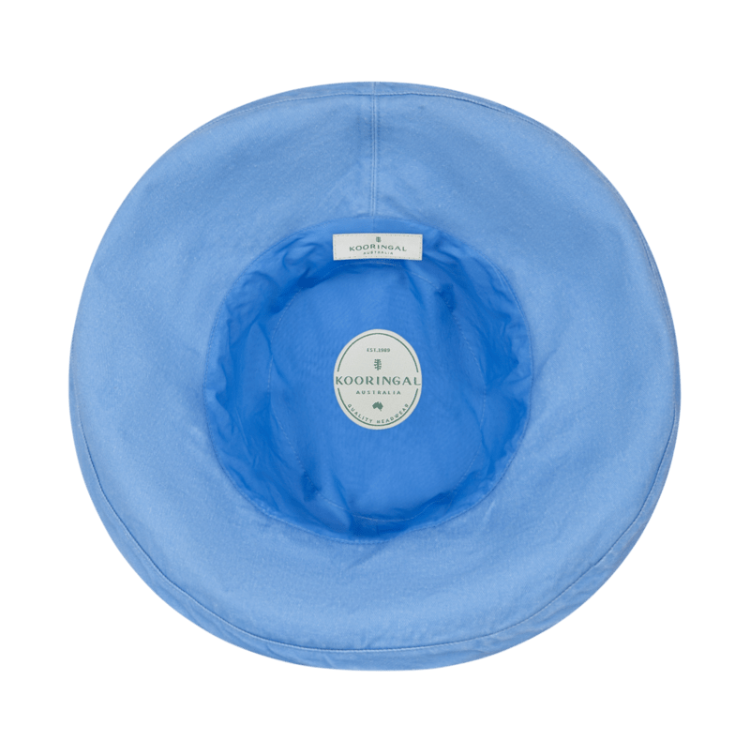 Kooringal Cotton Upturn Noosa Bay - Powder Blue – The Hat Store display picture 2