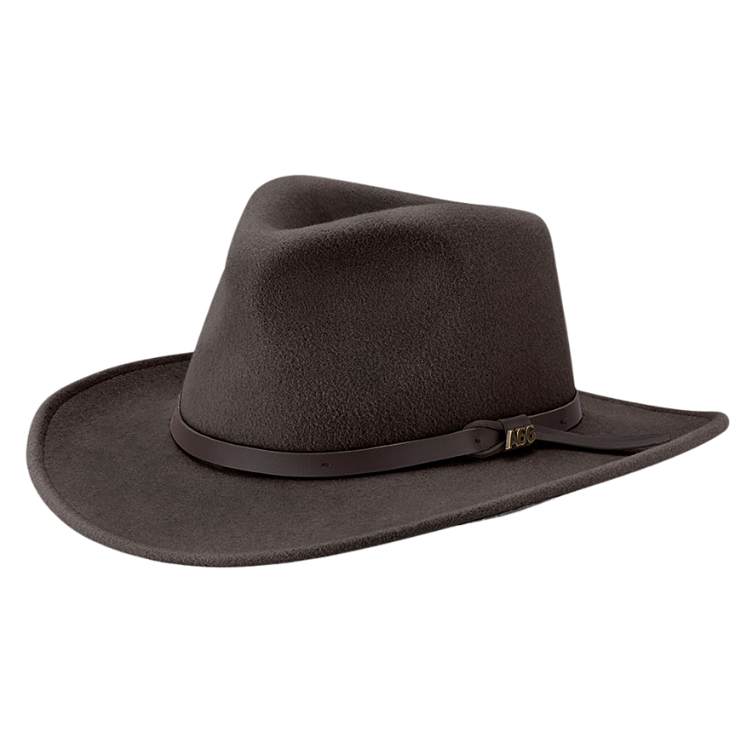 The Man From Snowy River Craig Crushable Wool Felt Chocolate