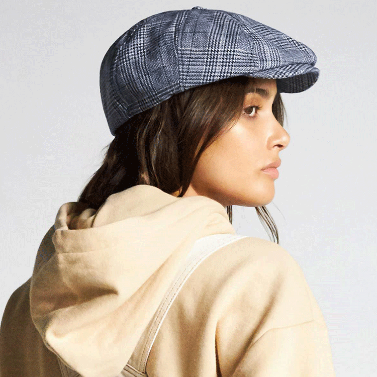 Brixton Brood Cap Washed Navy/Aluminium – The Hat Store