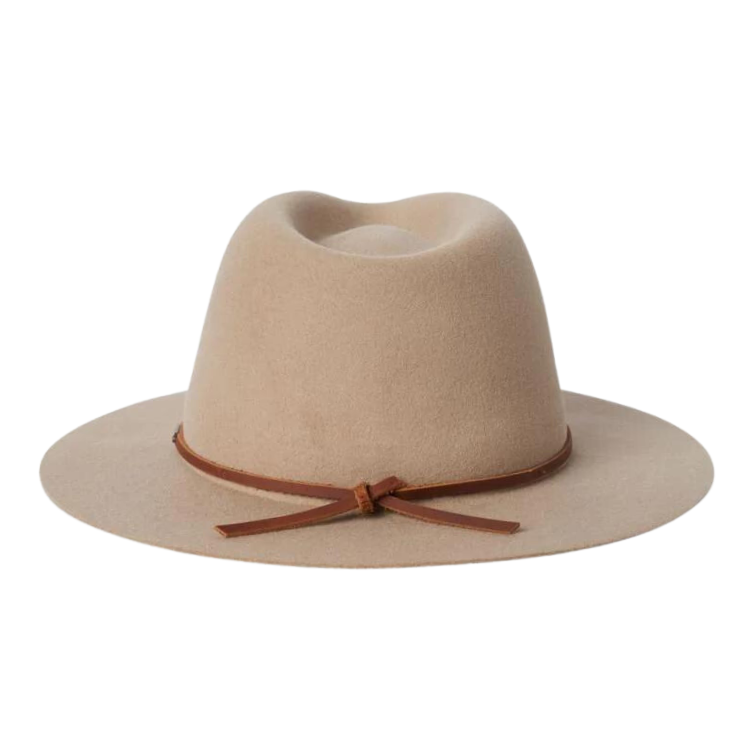 Brixton Wesley Fedora Sand/Brown – The Hat Store