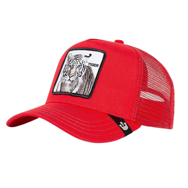 Goorin Brothers The White Tiger Trucker Red – The Hat Store