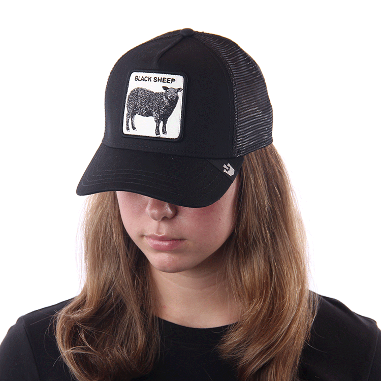 Goorin Brothers The Black Sheep Trucker Black The Hat Store