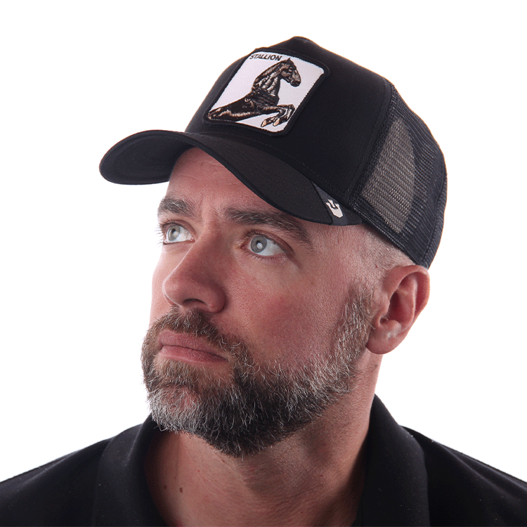 Goorin Brothers Stallion Trucker Cap Black The Hat Store