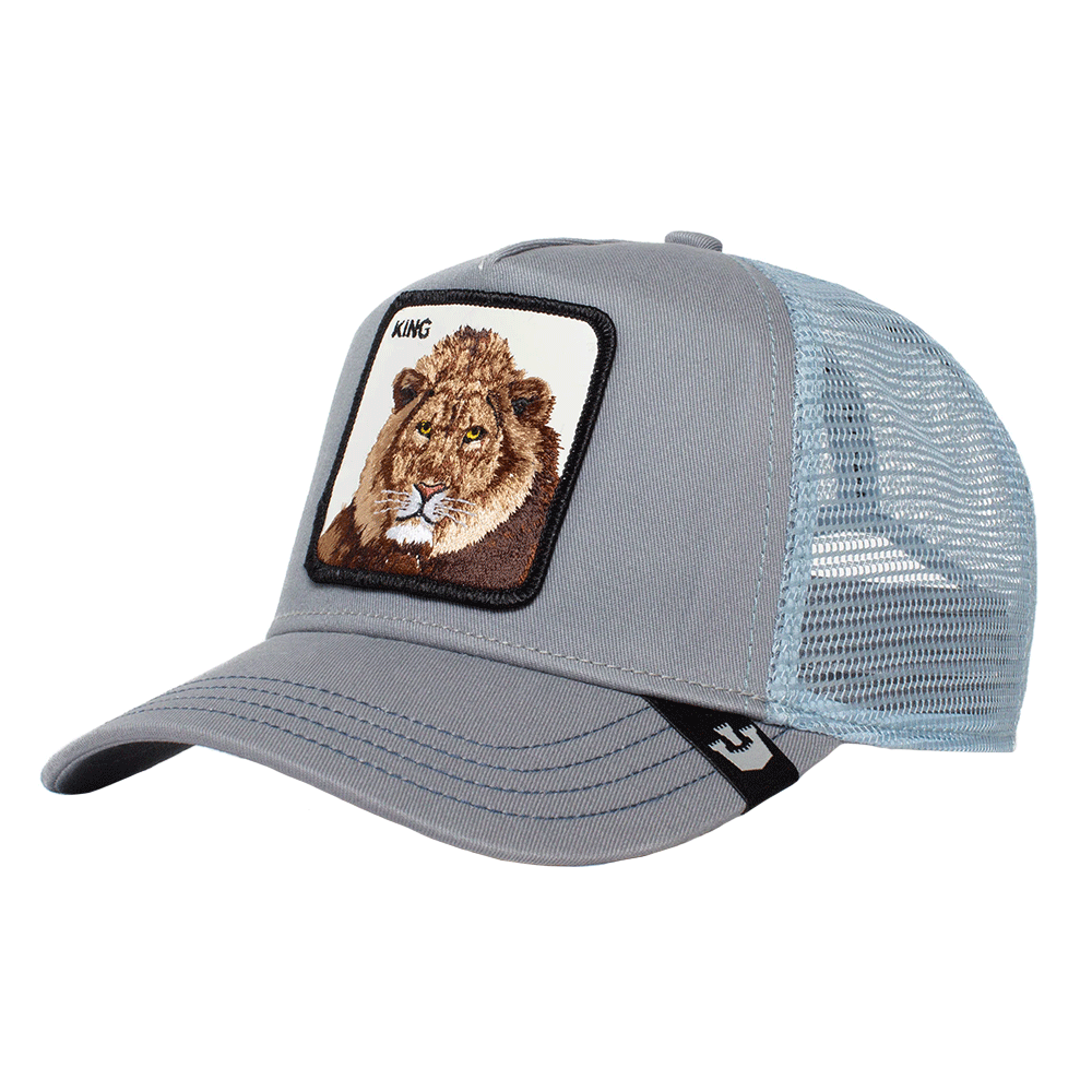 Goorin Brothers The King Lion Trucker Slate – The Hat Store