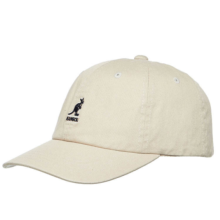 Kangol Essential Cotton Twill Baseball Cap Khaki The Hat Store