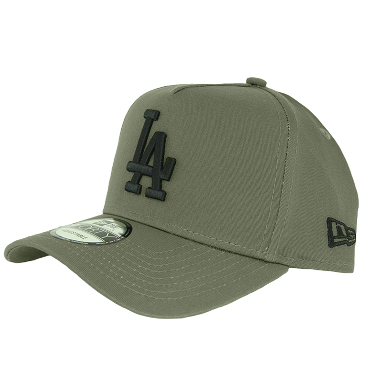New Era Los Angeles Dodgers 9FORTY A Frame Olive Black The Hat Store