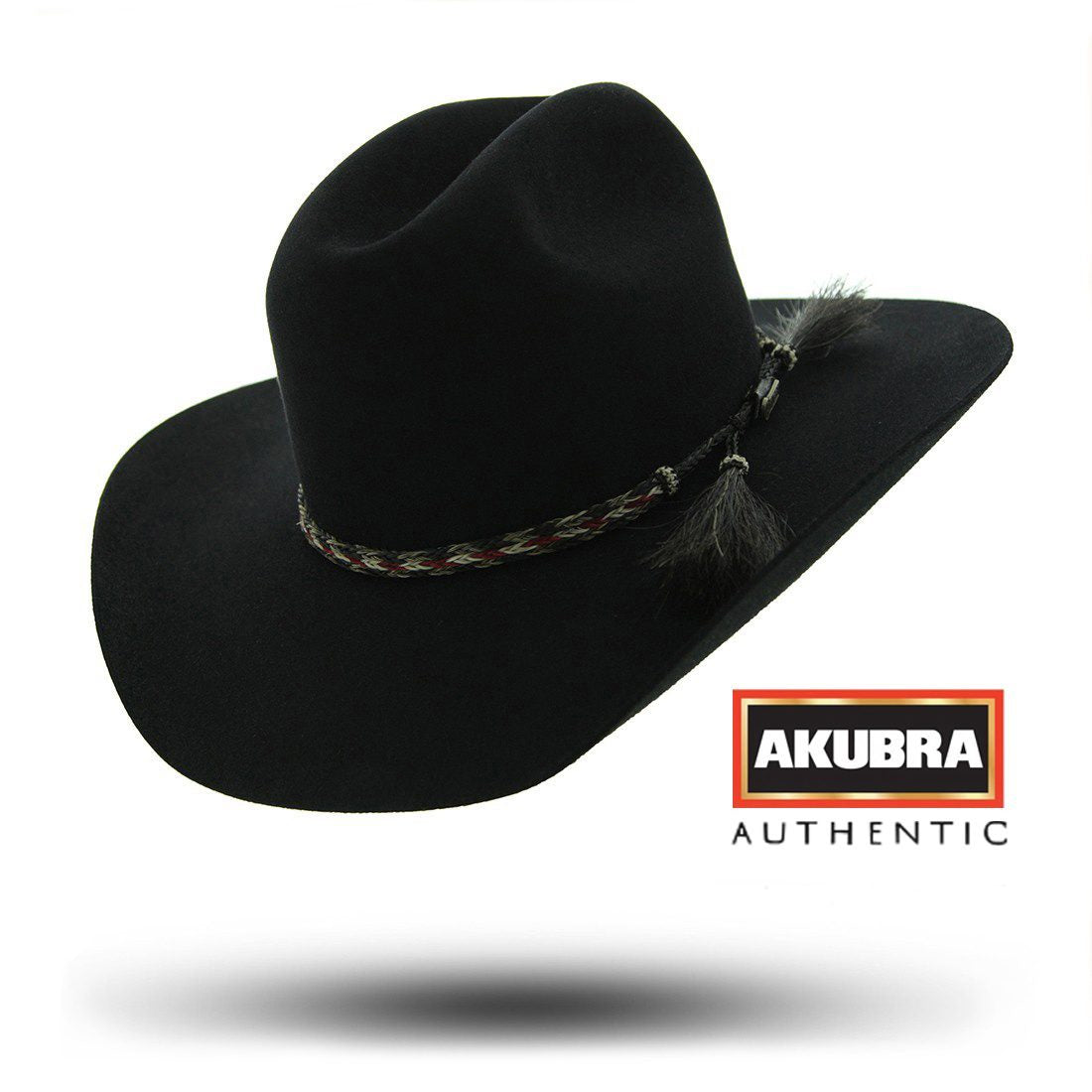 Akubra Rough Rider Hat - Black – The Hat Store
