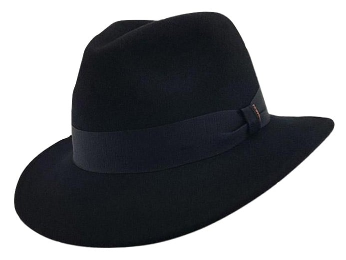 Stanton Gentleman Fedora Black – The Hat Store