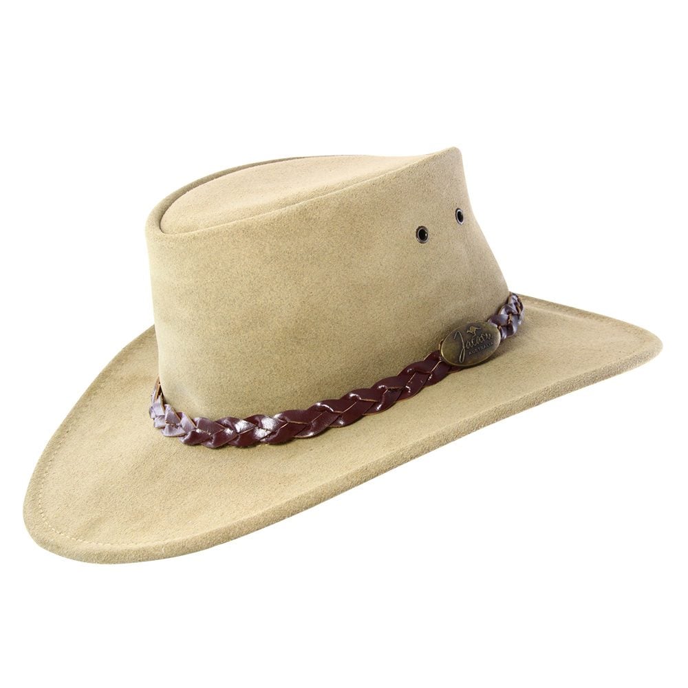 6646 Jacaru Hat Suede Leather Cowboy Men\'s Womens Childrens Kids Australian jacaru_children_s_suede_1301_m  main image 4