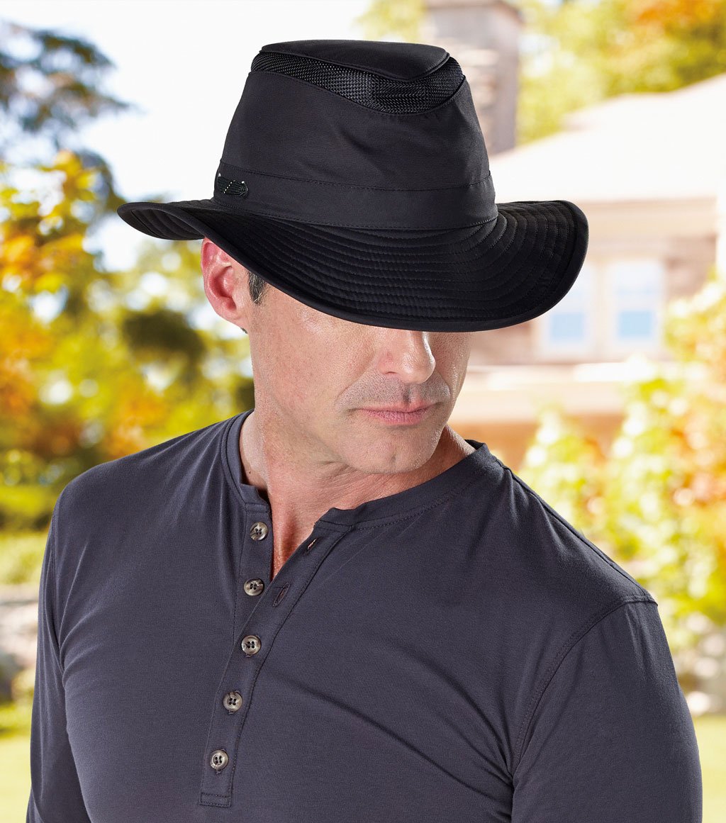Tilley LTM6 Airflo -Black Bigger Brim – The Hat Store